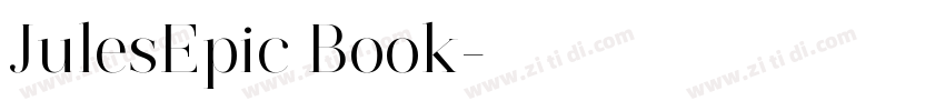 JulesEpic Book字体转换